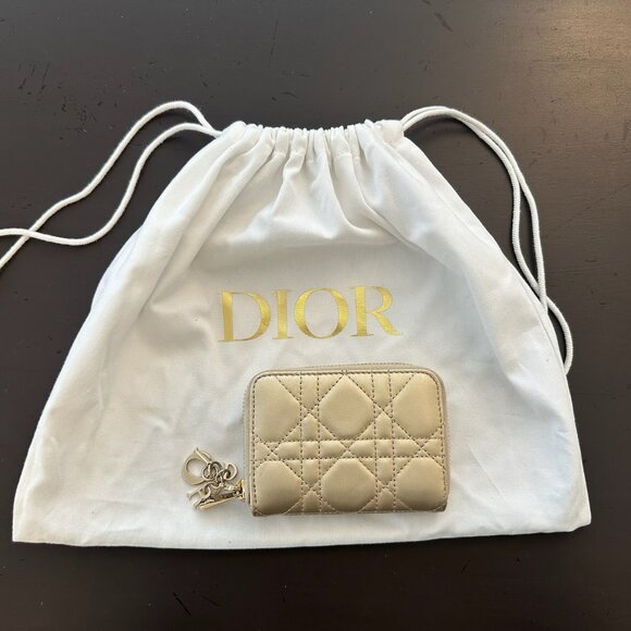 Lady Dior Voyageur Coin Purse - Picture 1 of 3